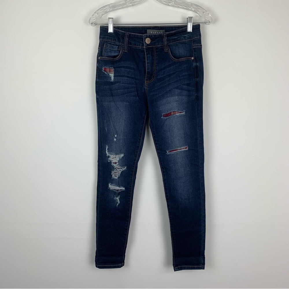 Harper Distressed Skinny Jeans 27